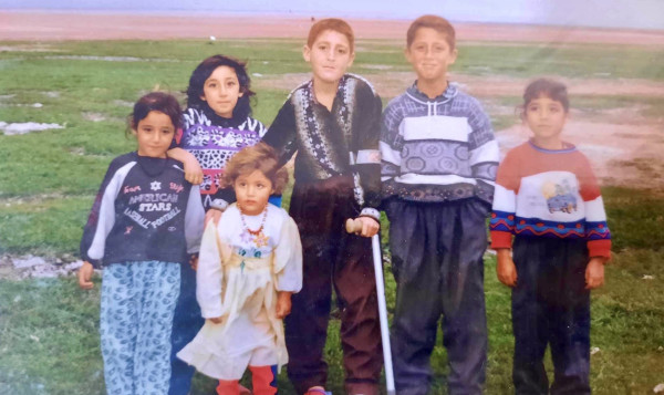 Shahen with her siblings in Iraq