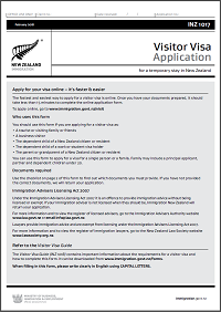 new zealand tourist visa cover letter sample