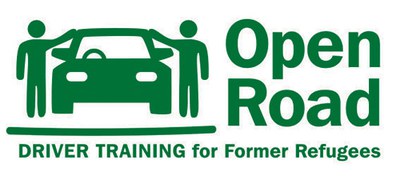 Logo fo rOpen Road driver training for former refugees. 